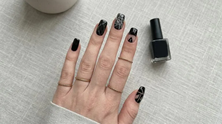 nails black
