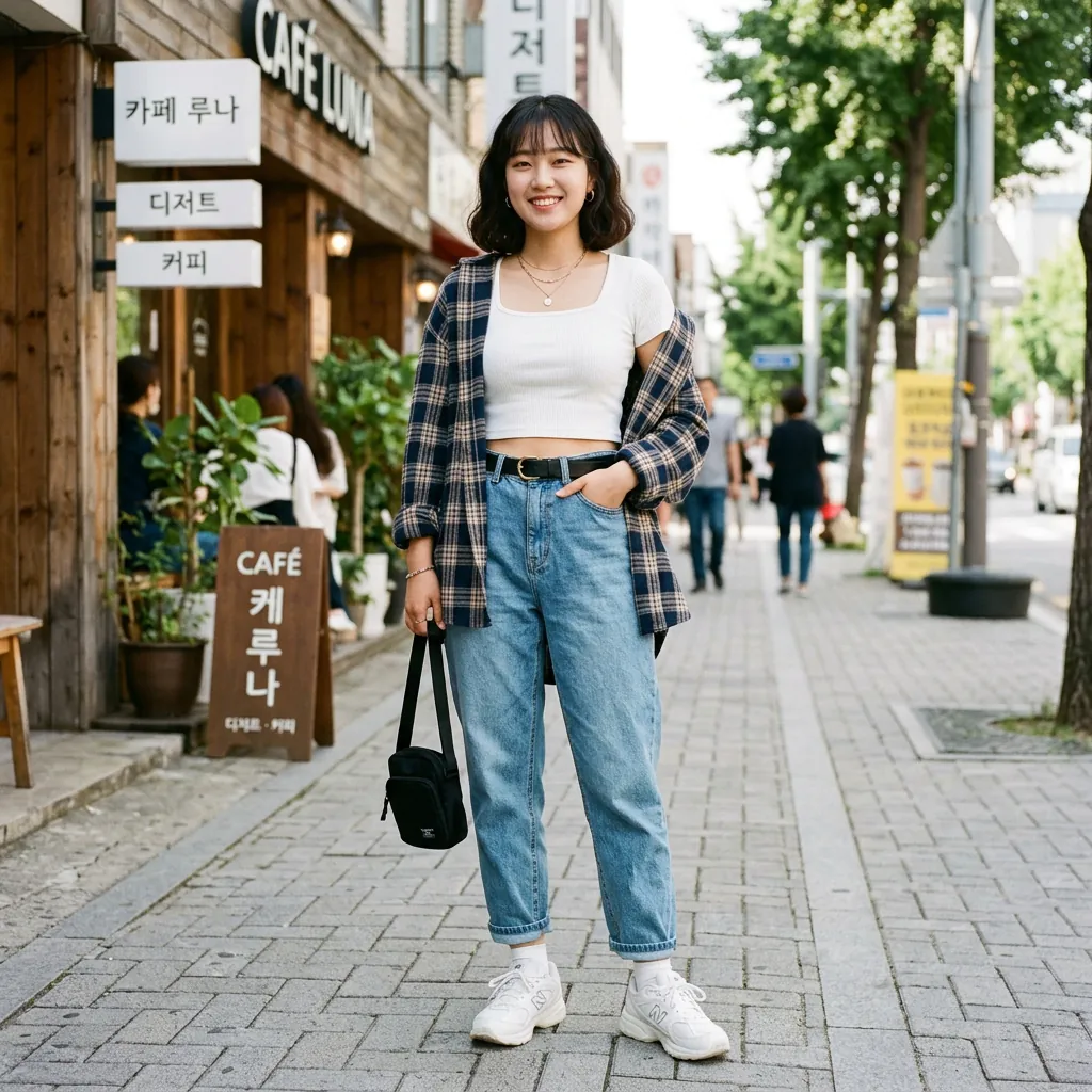 Outfit Ideas Korean Fashion: 30 Fresh and Inspiring Looks to Try 25 Korean Crop Top Outfit Ideas