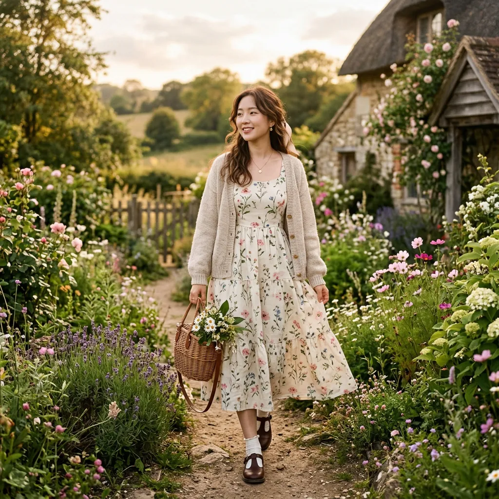 Outfit Ideas Korean Fashion: 30 Fresh and Inspiring Looks to Try 30 Korean Cottagecore Outfit Ideas