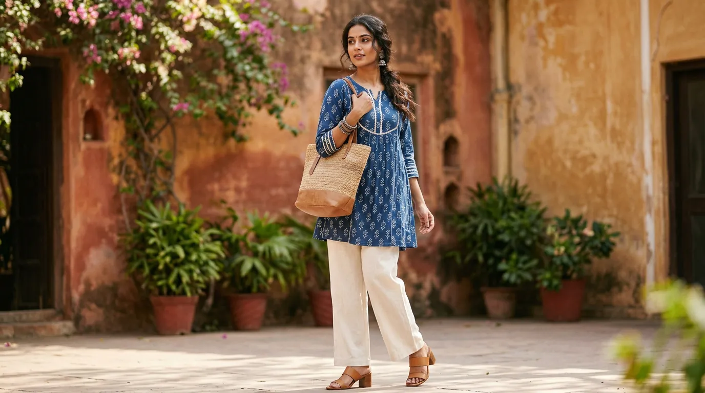 30 Short Kurti Outfit Ideas That Will Transform Your Ethnic Wardrobe 1 short kurti outfit ideas