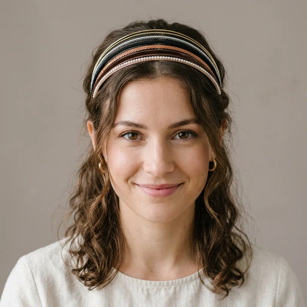 Layered Headband Hairstyle Ideas