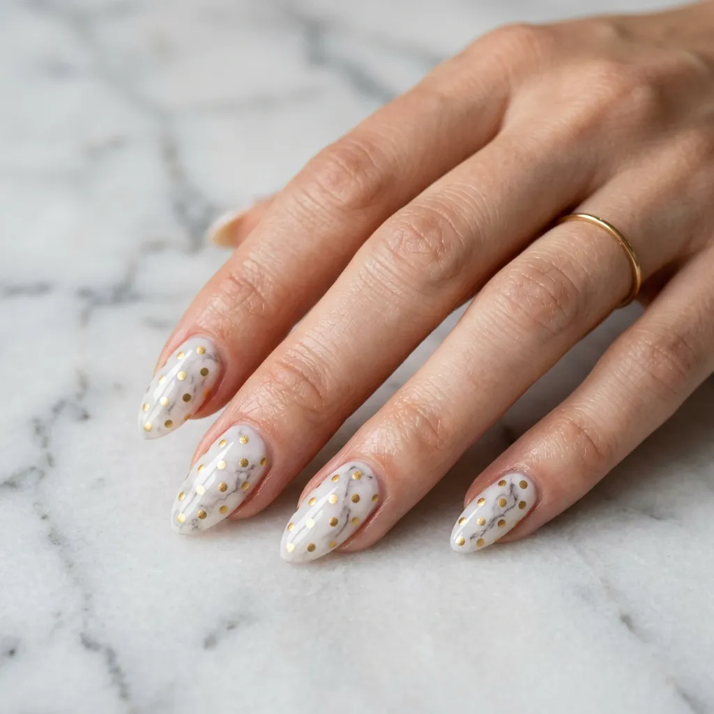 Marble Base with Dot Overlay