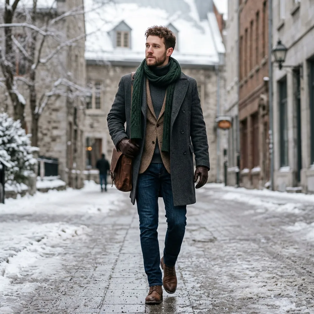 Winter Outfit Ideas Men Can Layer Stylishly