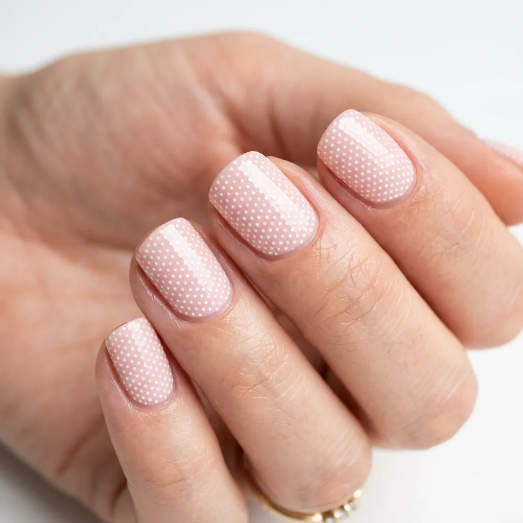 Micro Dot Nail Design