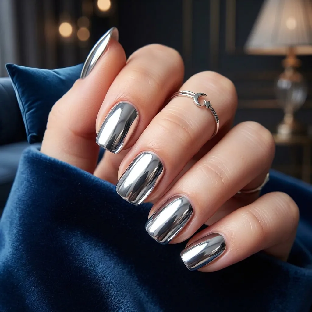 Mirror Chrome Nails