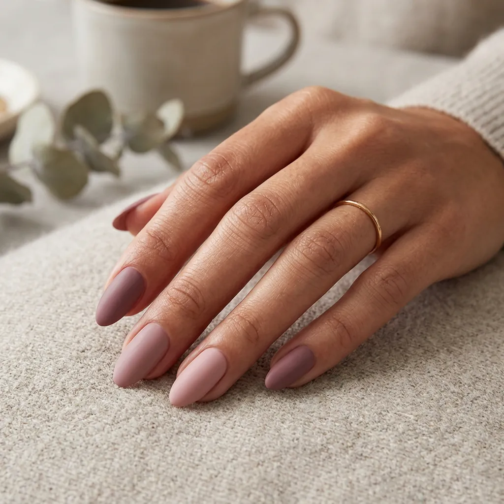 Monochromatic Tonal Nails Inspired Elegance