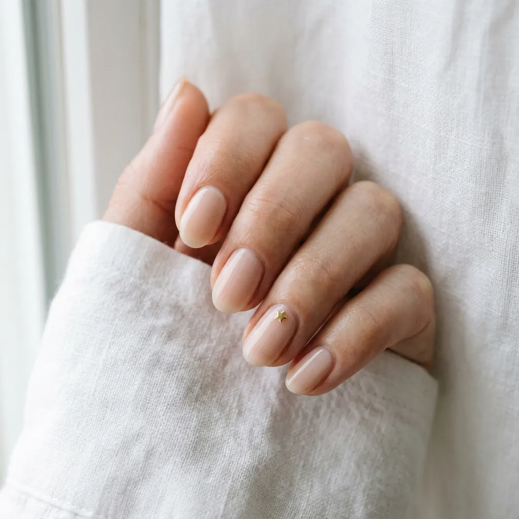 Nails With Minimalist Charms