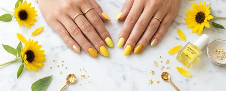 nails yellow