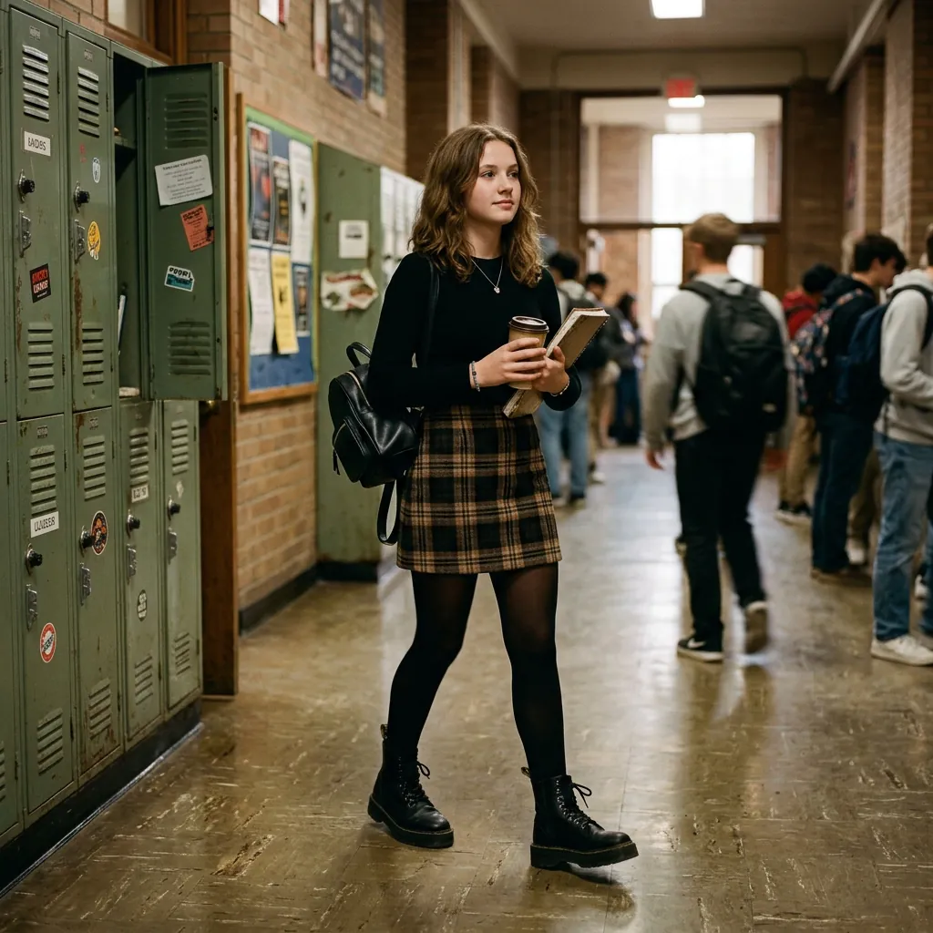 Outfit Ideas for School with Boots