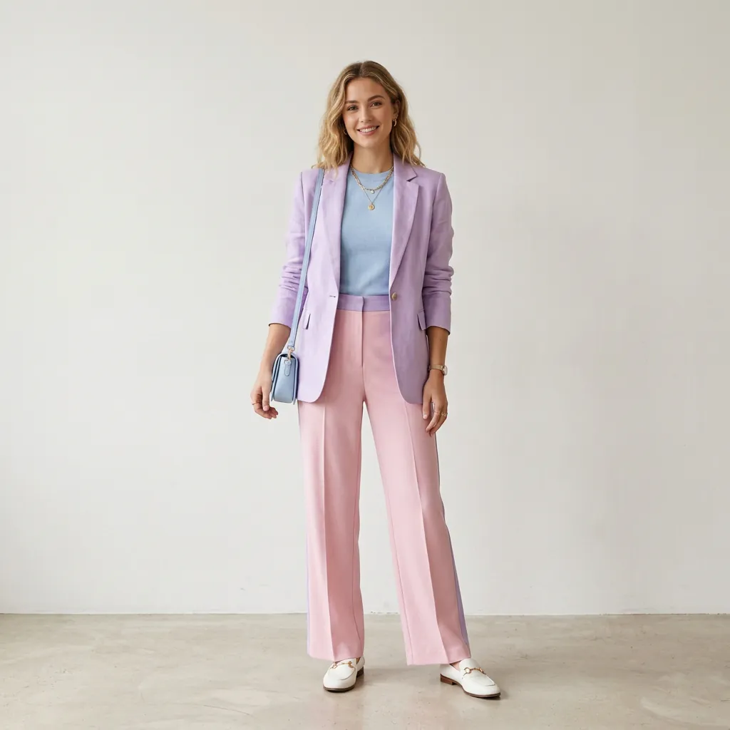 Pastel Color Palette Outfit Ideas