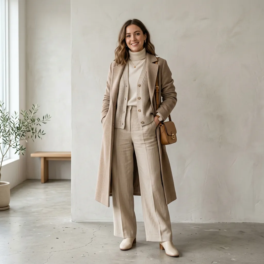 30 Everyday Fall Outfits Ideas for Comfort, Style and Confidence 8 Neutral Tone Outfit Ideas