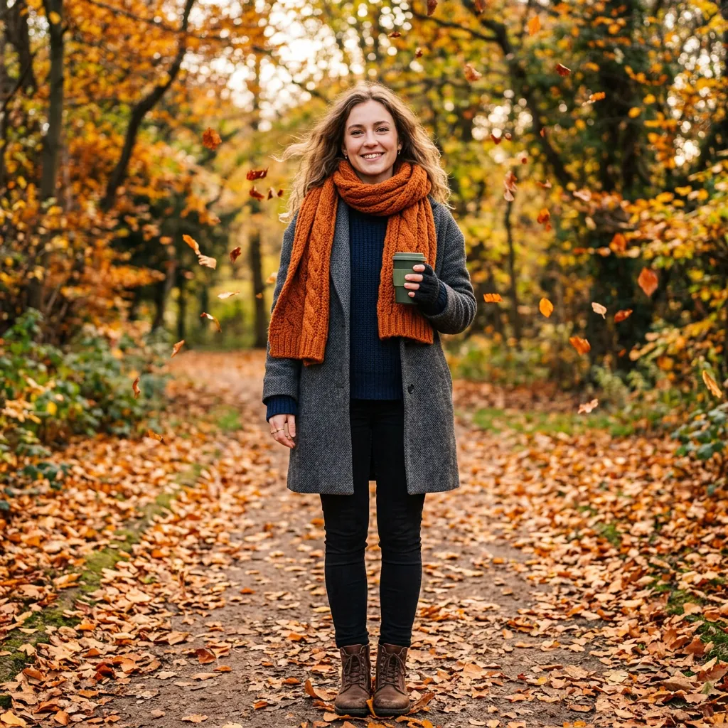 30 Everyday Fall Outfits Ideas for Comfort, Style and Confidence 11 Layered Scarf Outfit Ideas