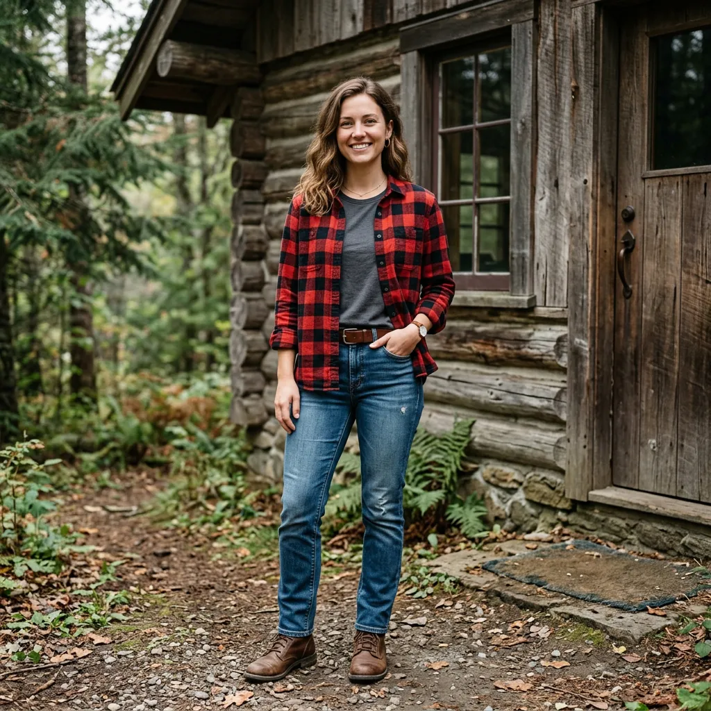 30 Everyday Fall Outfits Ideas for Comfort, Style and Confidence 25 Plaid Flannel Shirt Outfit Ideas