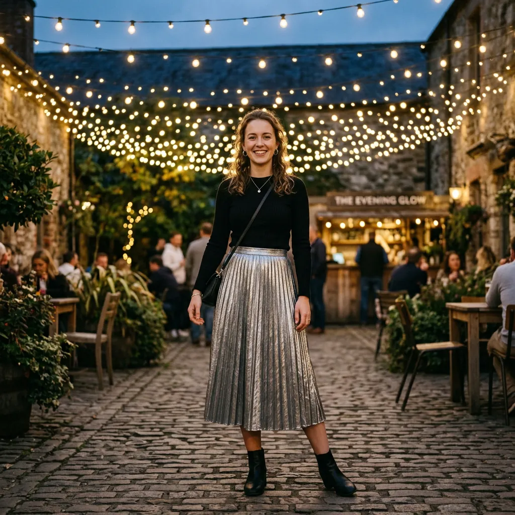Metallic Fabric Outfit Ideas