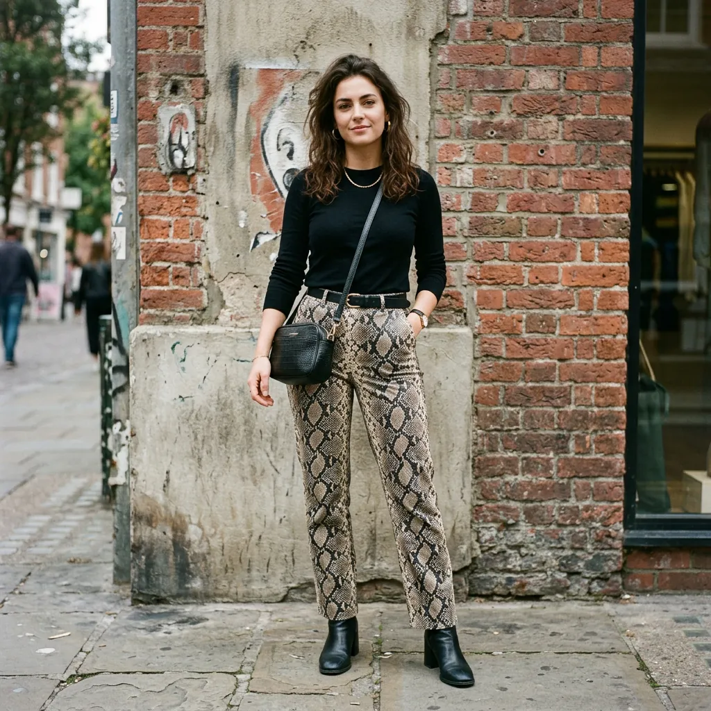 Snakeskin Print Outfit Ideas