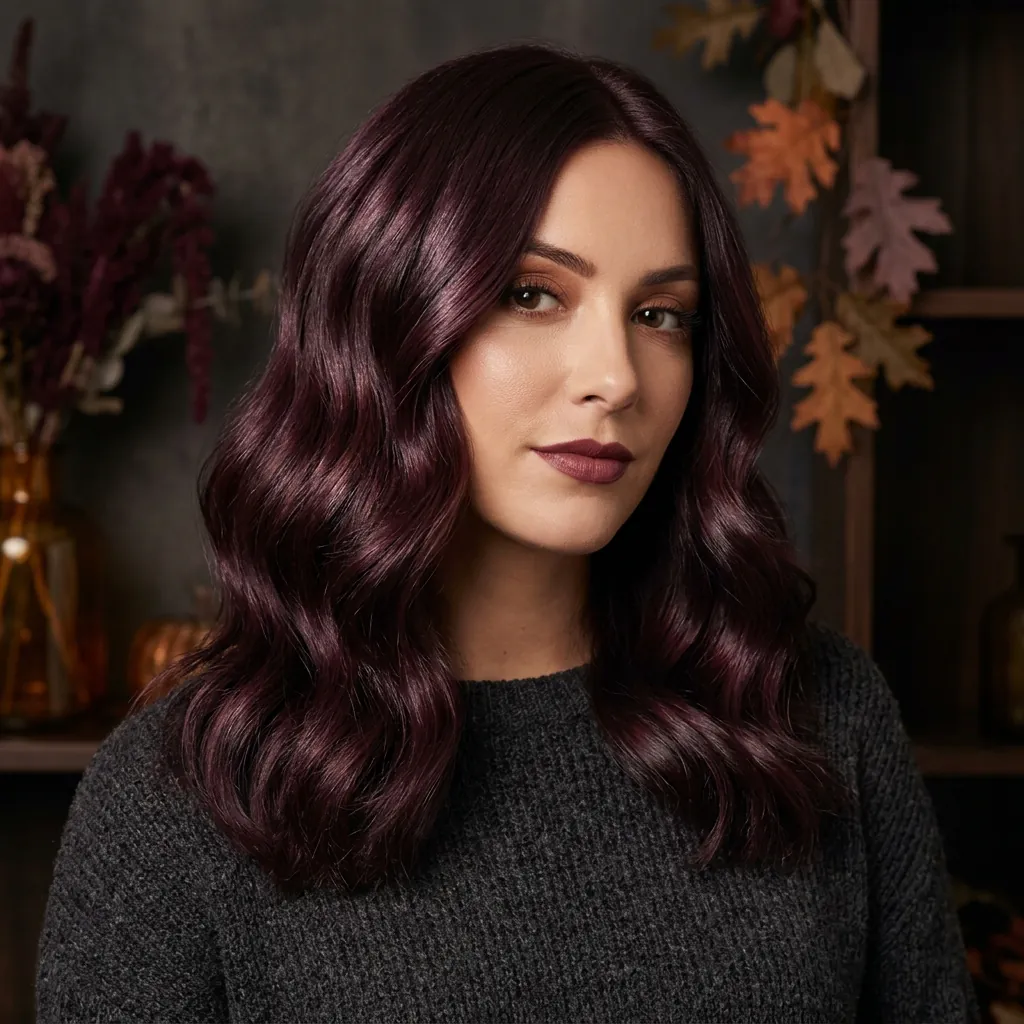 30 Fall Hair Color Trends Ideas to Inspire Your Most Beautiful Autumn Yet 26 Plum Fall Hair Color Trends Ideas for Fall