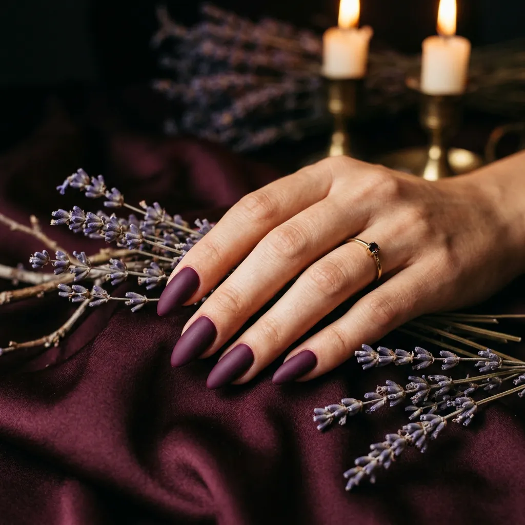 Plum Fall Nails 2026