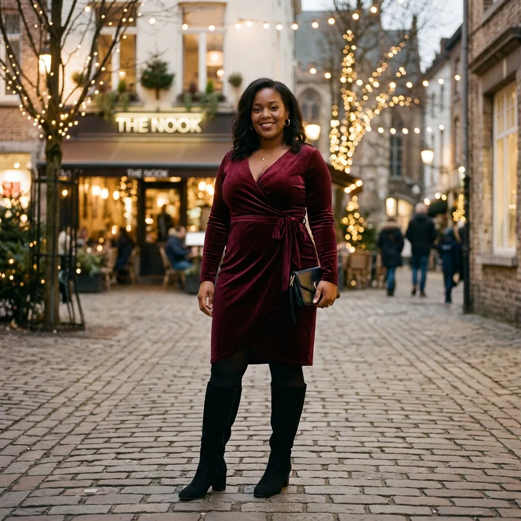 Date Night Plus Size Winter Outfits Ideas