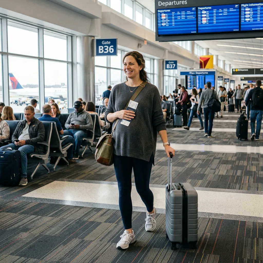 30 Stunning Pregnancy Outfits Ideas for Every Trimester 31 Comfortable Travel Outfit Ideas