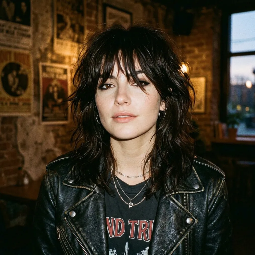 Shaggy hairstyles with bangs Ideas