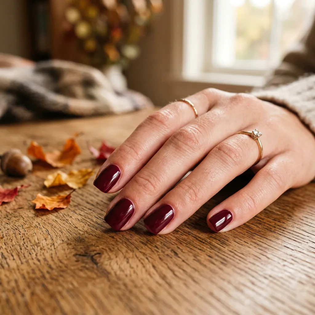 Short Acrylic Nail Ideas for Fall