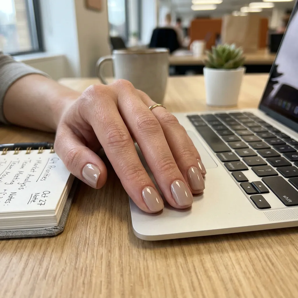 Short Acrylic Nail Ideas for Work