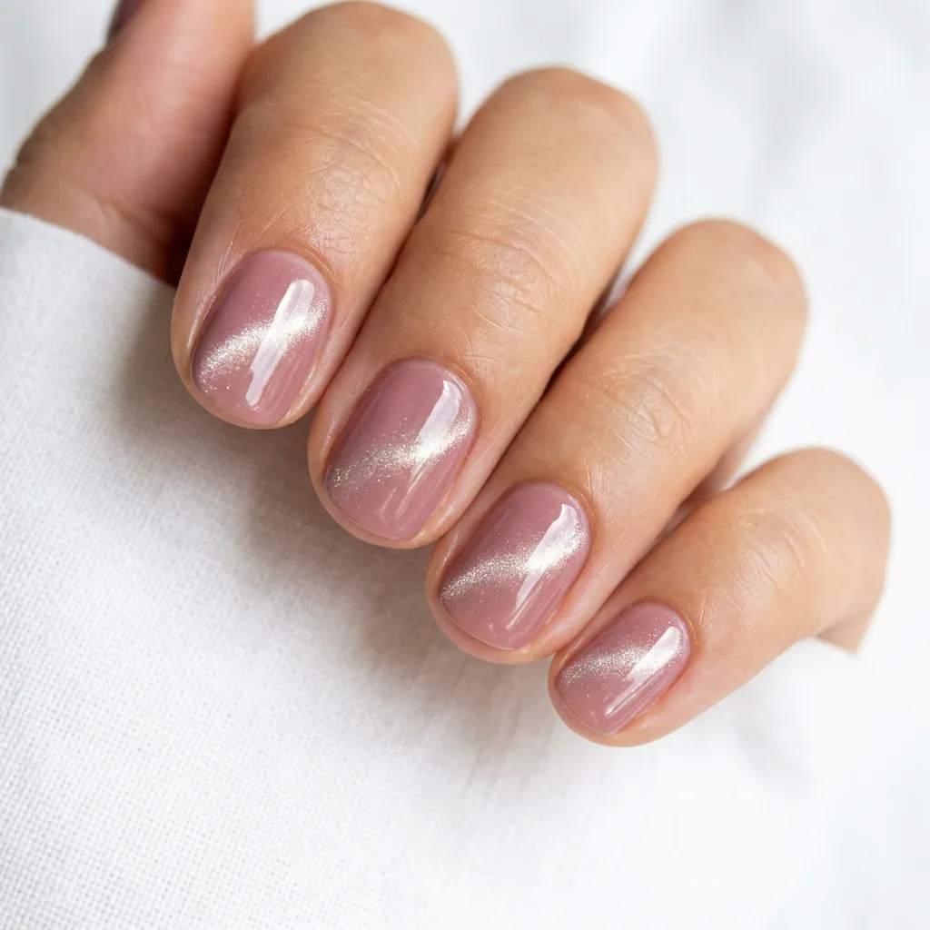 30 Nails Cat Eye Ideas:Stunning Looks To Try. 16 Short nails cat eye
