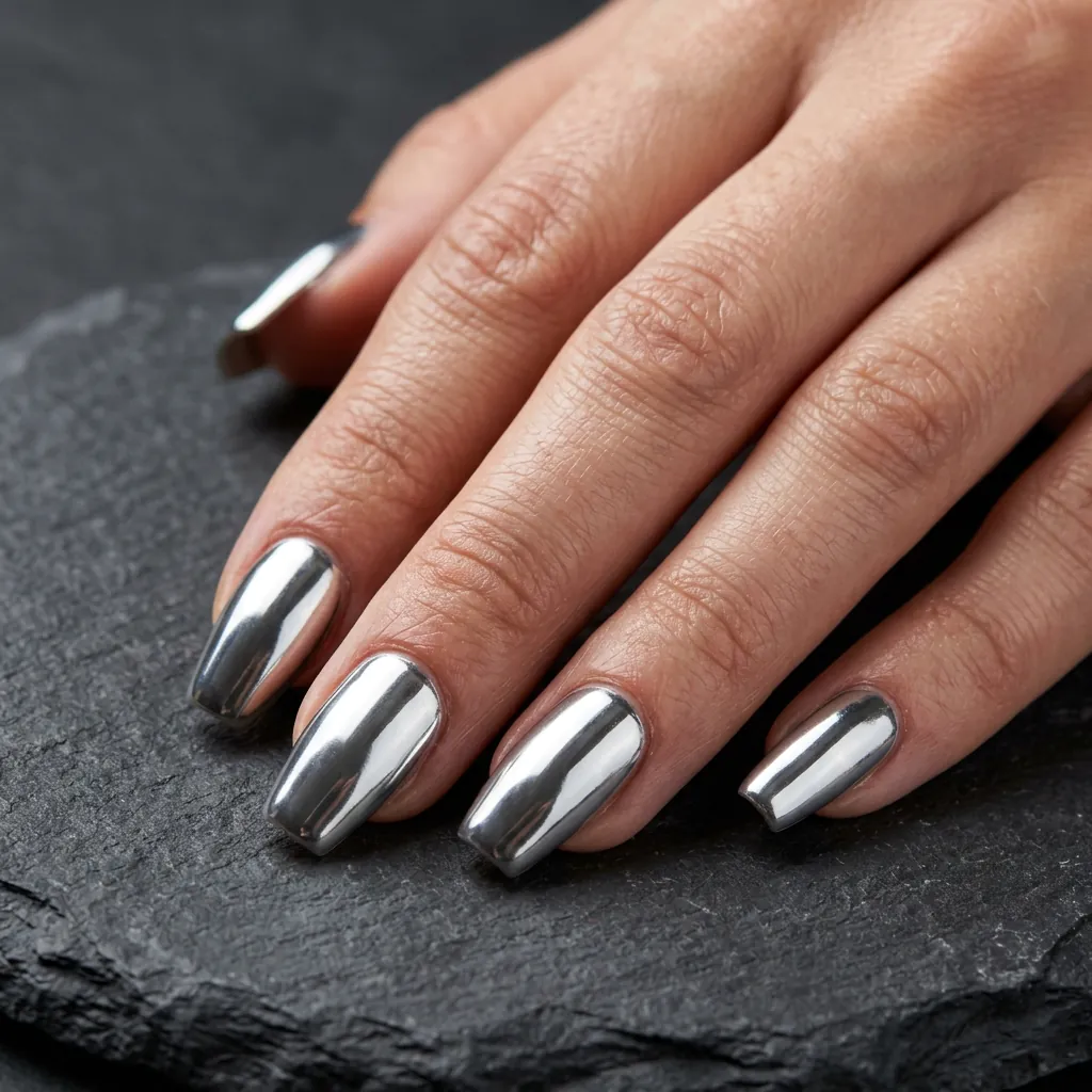Short Coffin Acrylic Nail Ideas