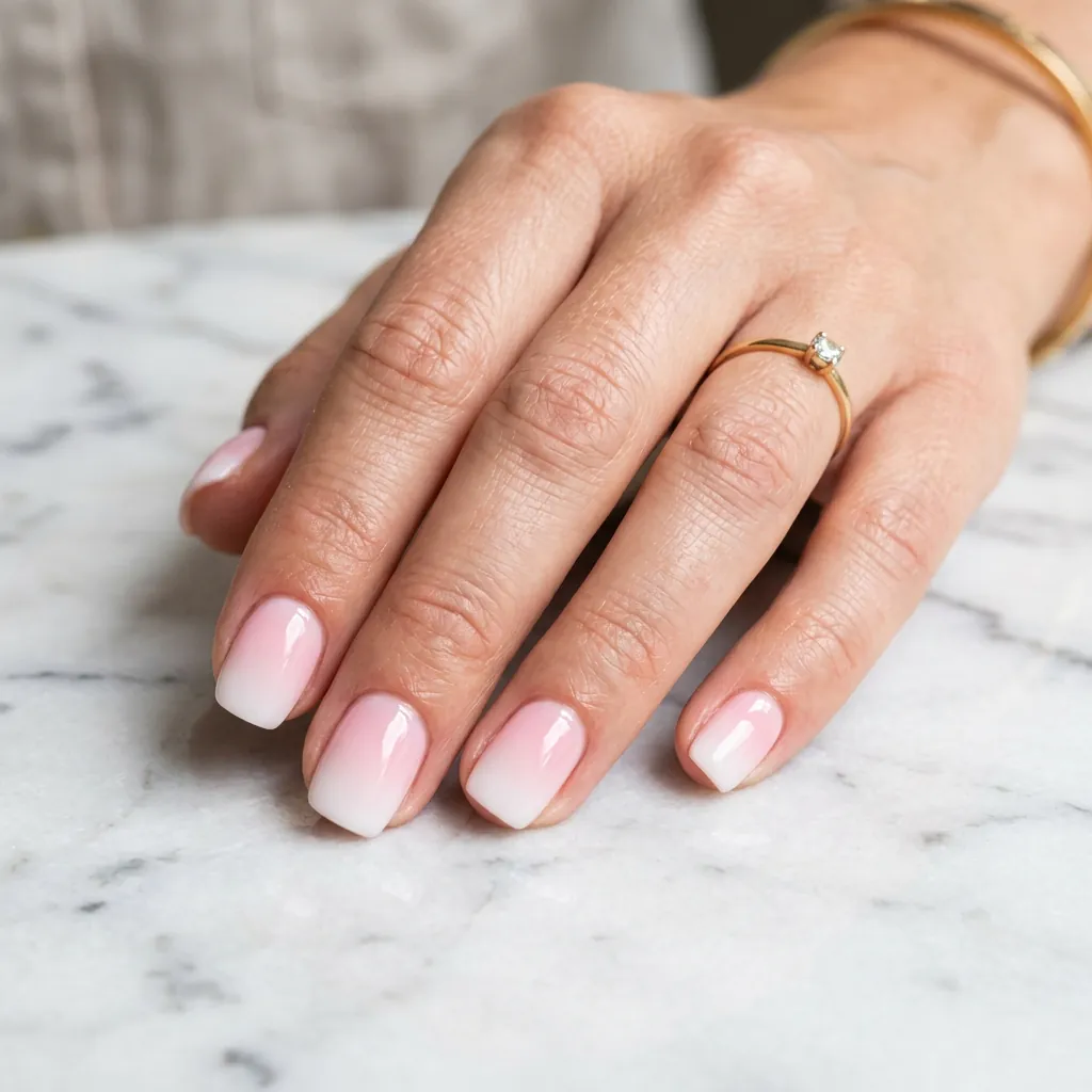 Short Ombre Acrylic Nail Ideas