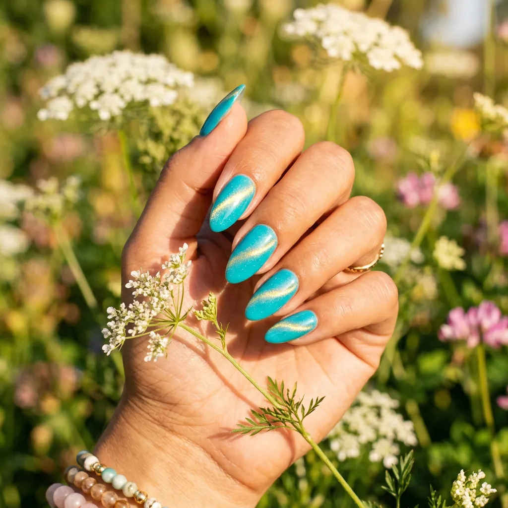 30 Nails Cat Eye Ideas:Stunning Looks To Try. 31 Summer Cat Eye Nails