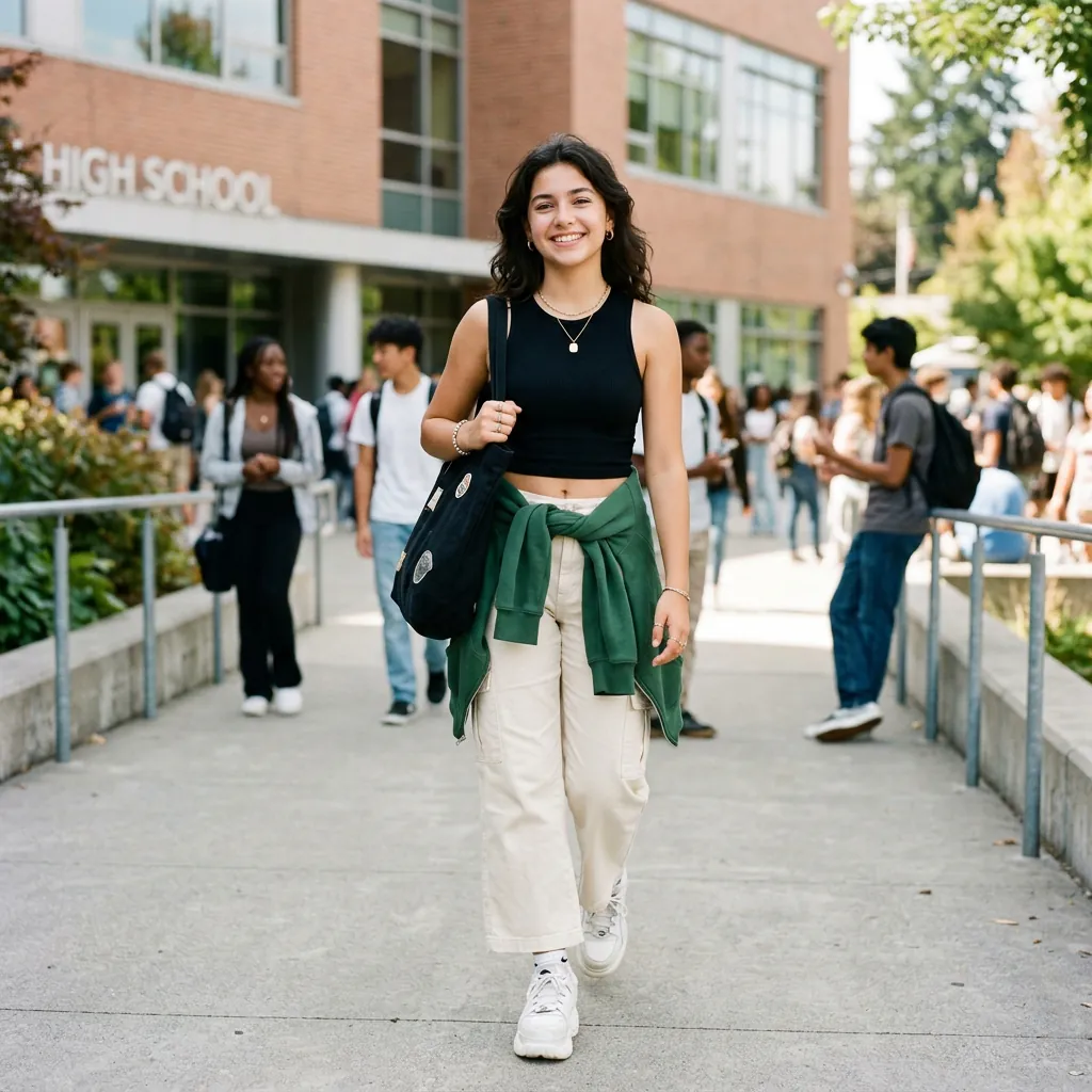 Trendy Outfit Ideas for High School
