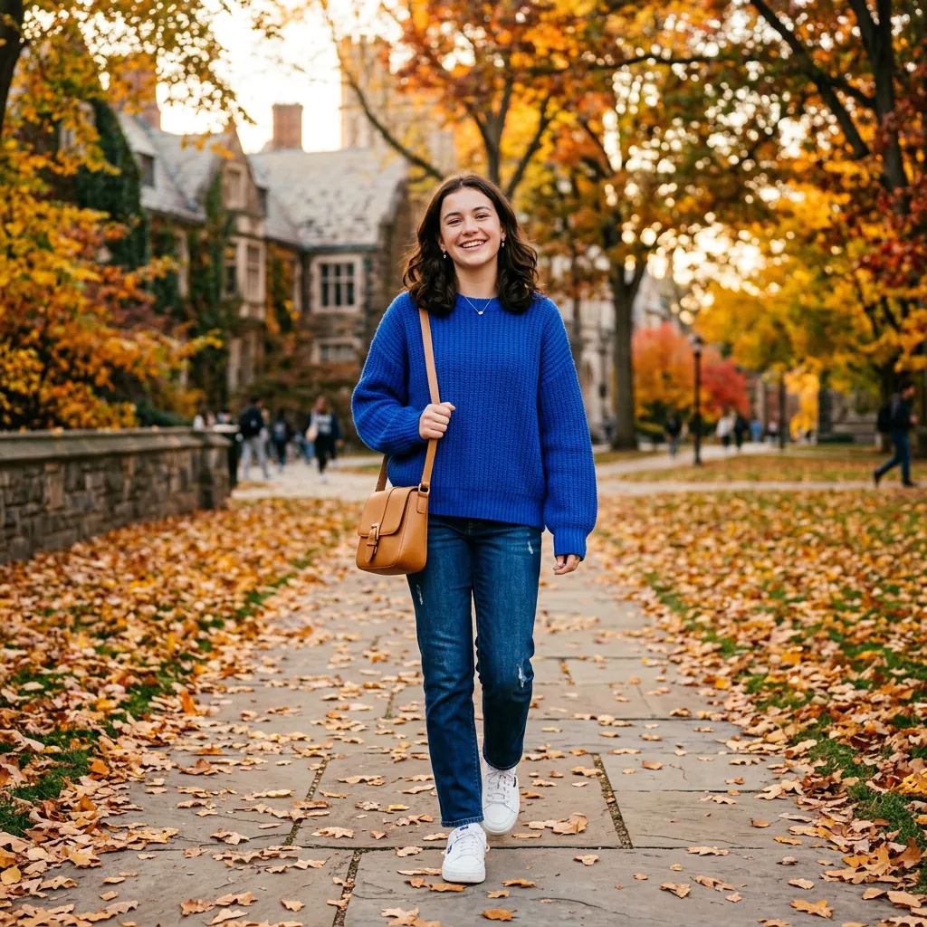 Fall Outfits for School: 30 Creative Ideas to Inspire Your Most Stylish Autumn Season Yet 30 Bold Color Fall School Outfit Ideas