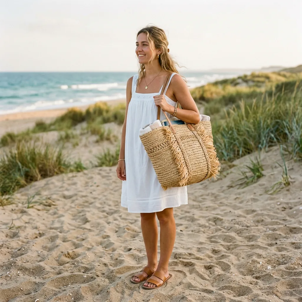 Casual Summer Outfit Ideas with Tote Bags