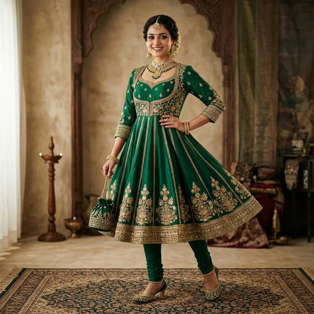 30 Short Kurti Outfit Ideas That Will Transform Your Ethnic Wardrobe 27 Short Anarkali Kurti Ideas