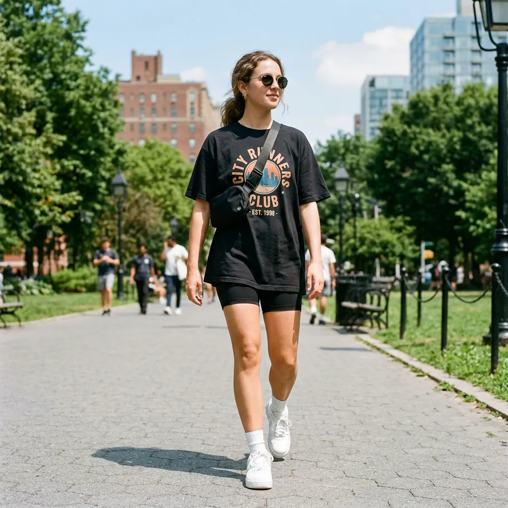 Athletic Shorts Outfit Ideas