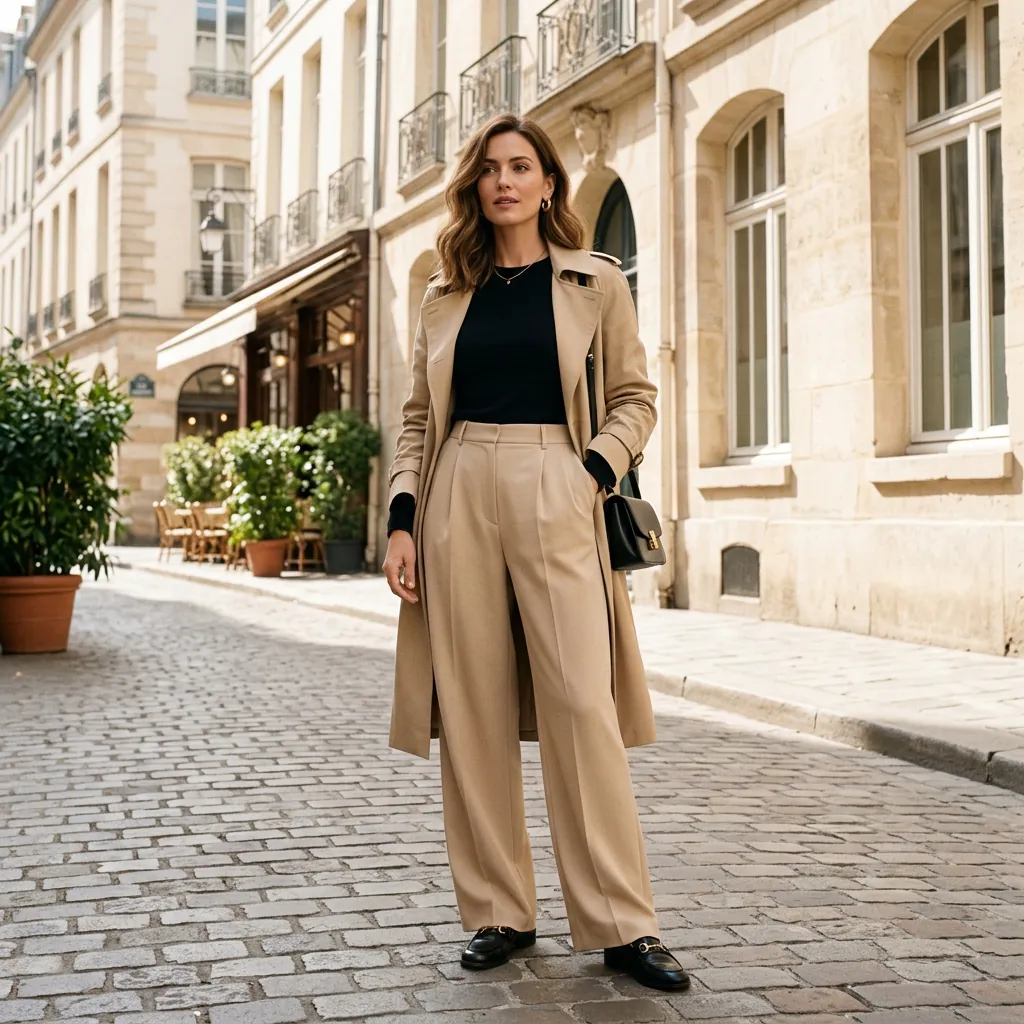 Black and Beige Outfit Ideas