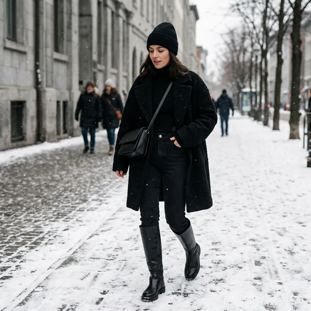 Outfit Ideas Black for Winter