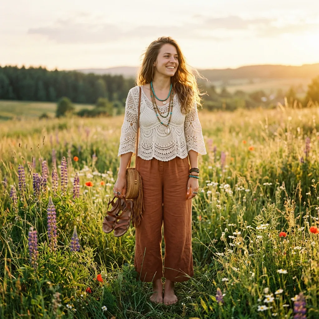 Outfit Ideas Girl: 30 Creative Looks to Inspire Your Style 12 Boho Outfit Idea Girl