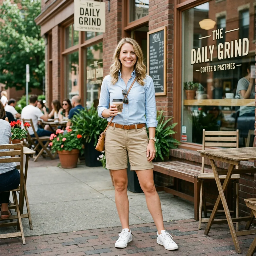 Chino Shorts Outfit Ideas