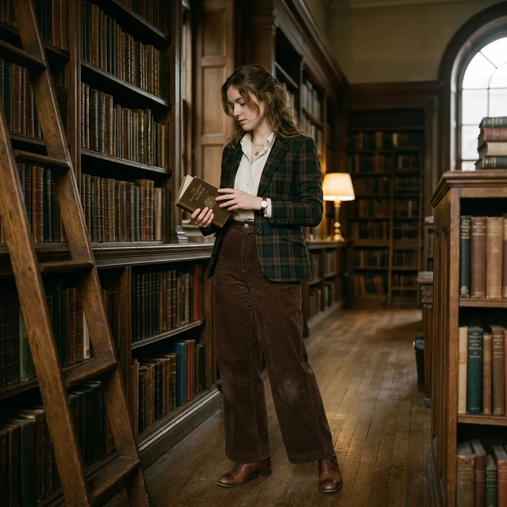 Outfit Ideas Girl: 30 Creative Looks to Inspire Your Style 21 Dark Academia Outfit Idea Girl