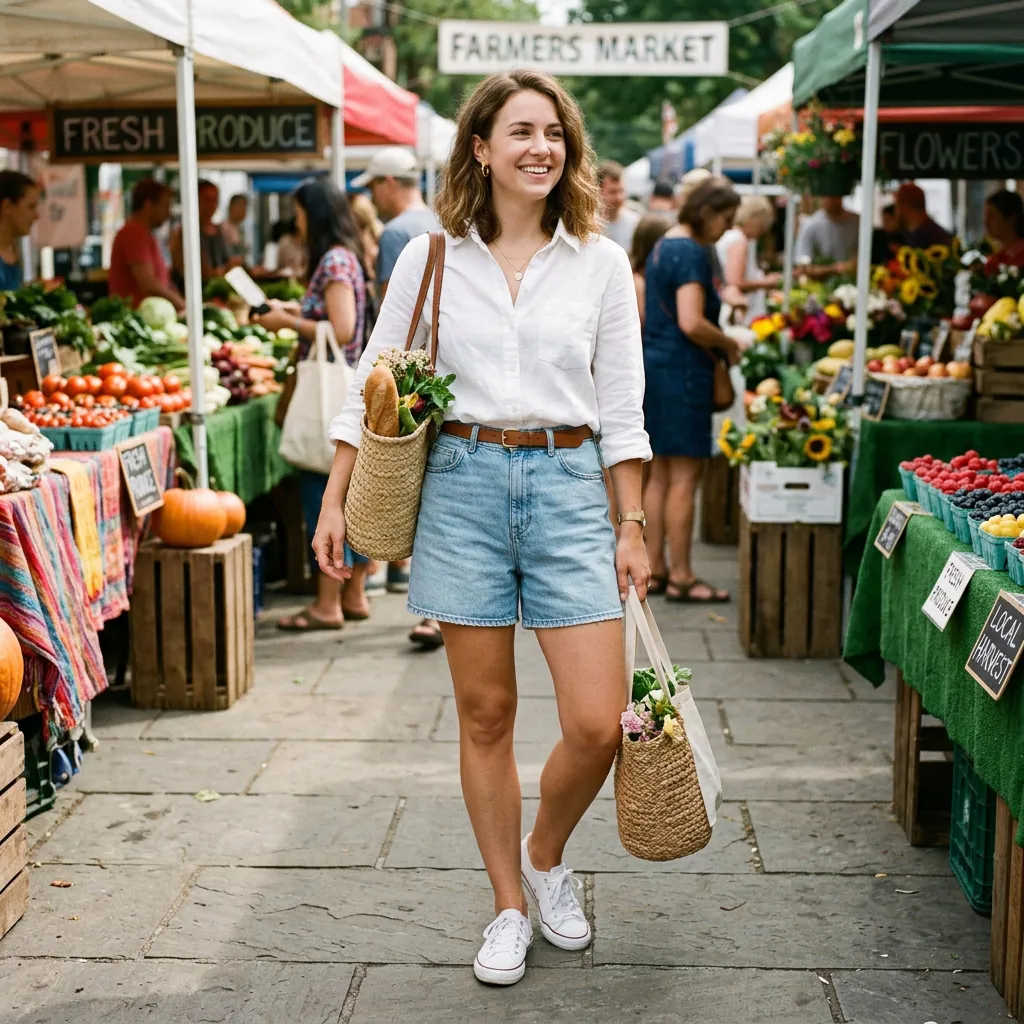 Outfit ideas summer casual with Shorts