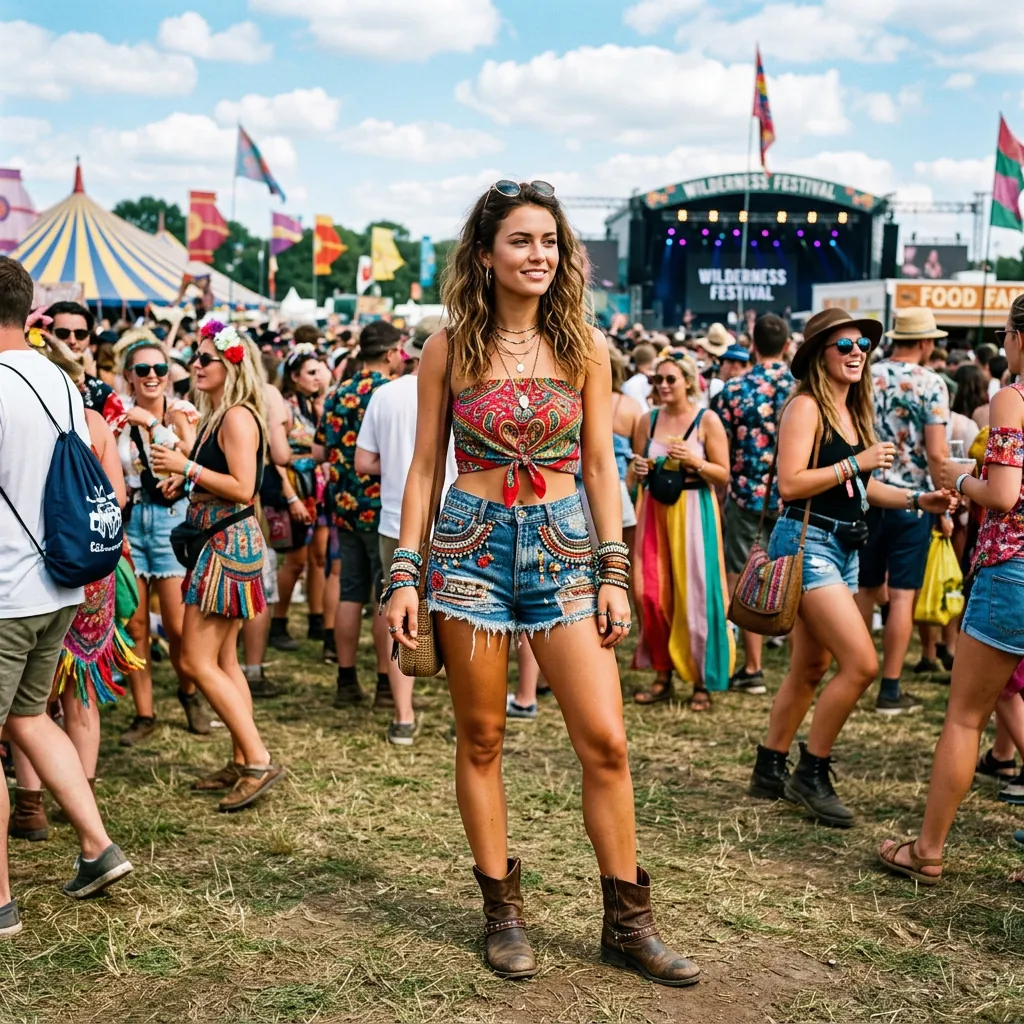 Summer Festival Shorts Outfit Ideas