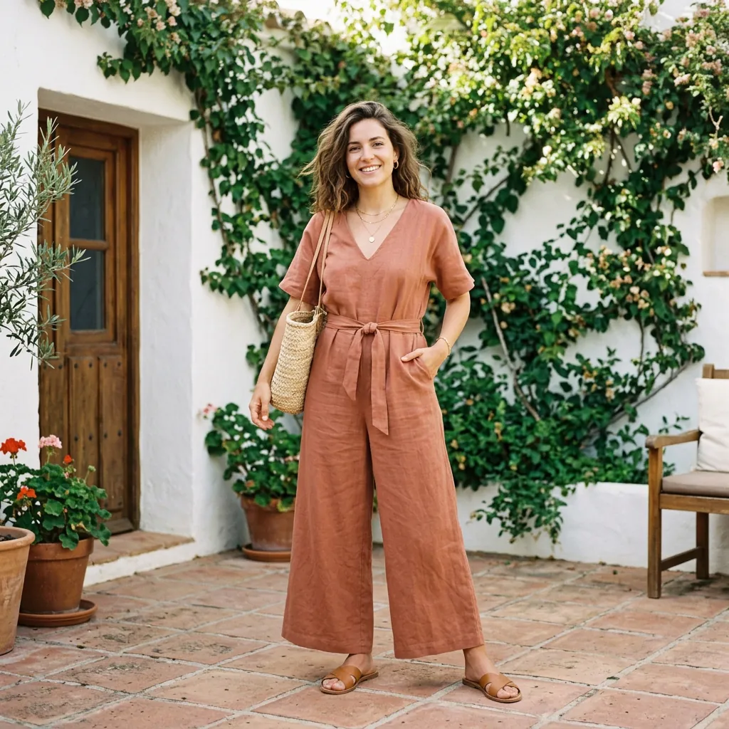 Comfy Spring Outfits Breezy Jumpsuit Ideas
