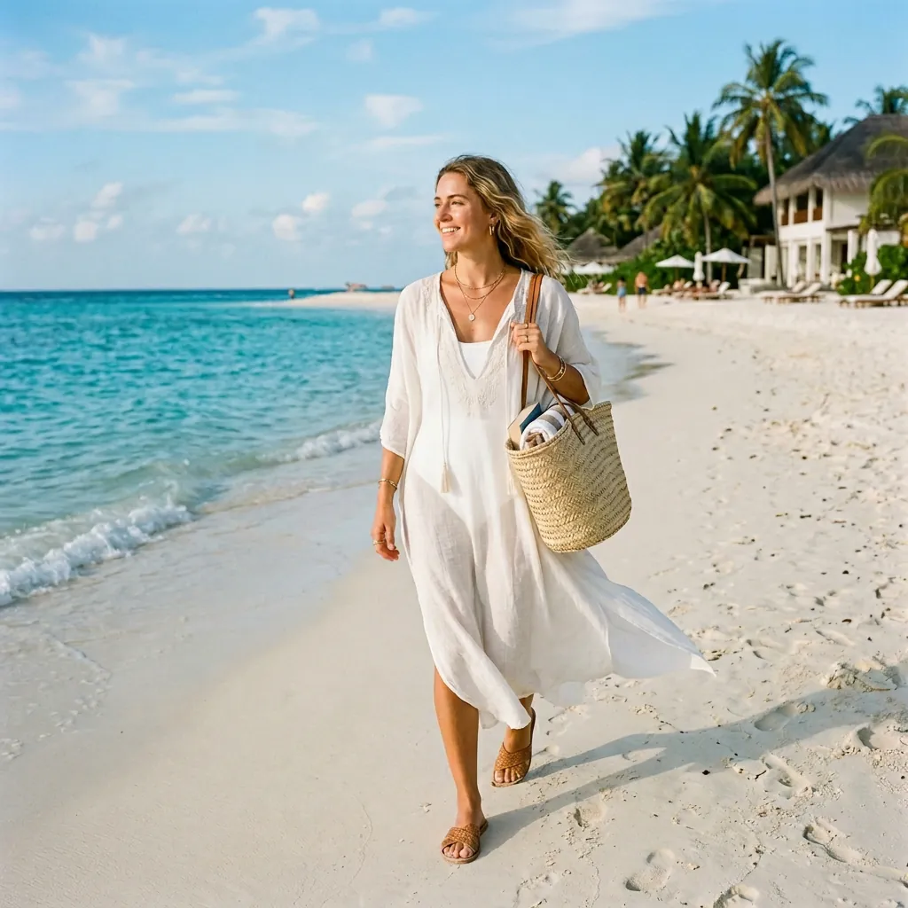 White Outfit Ideas: 30 Creative Looks to Inspire Your Next Stunning Style 16 White Outfit Ideas Beach and Resort Ideas