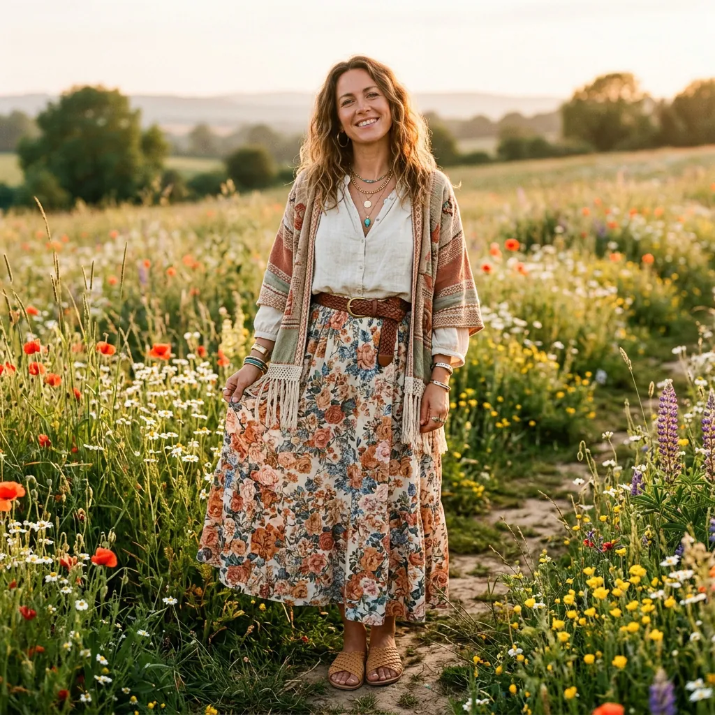 Comfy Spring Outfits Boho Layered Ideas