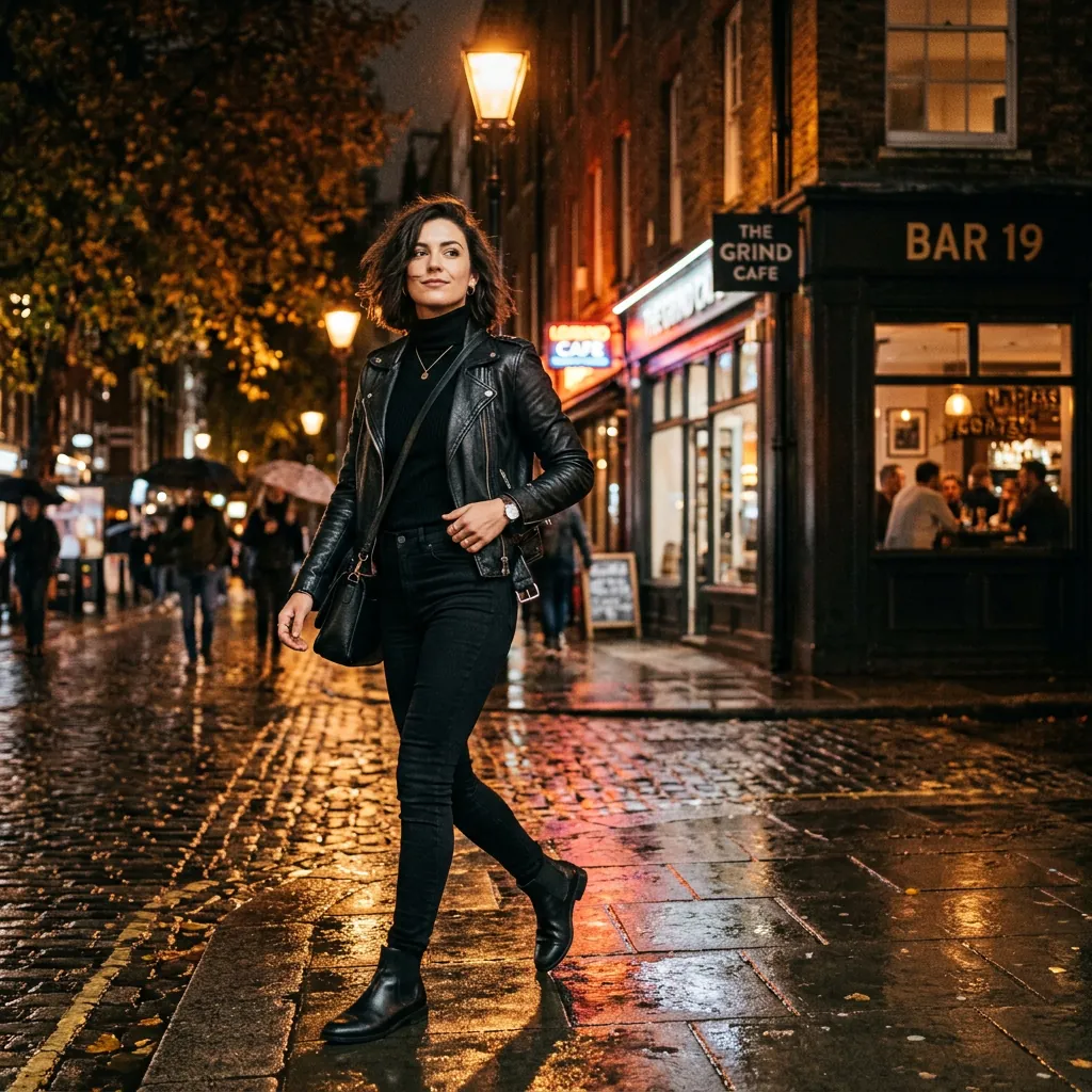 Fall Date Night Outfit Ideas: 30 Stunning Looks to Inspire Your Autumn Romance 16 Fall Date Night Outfit Edgy Ideas