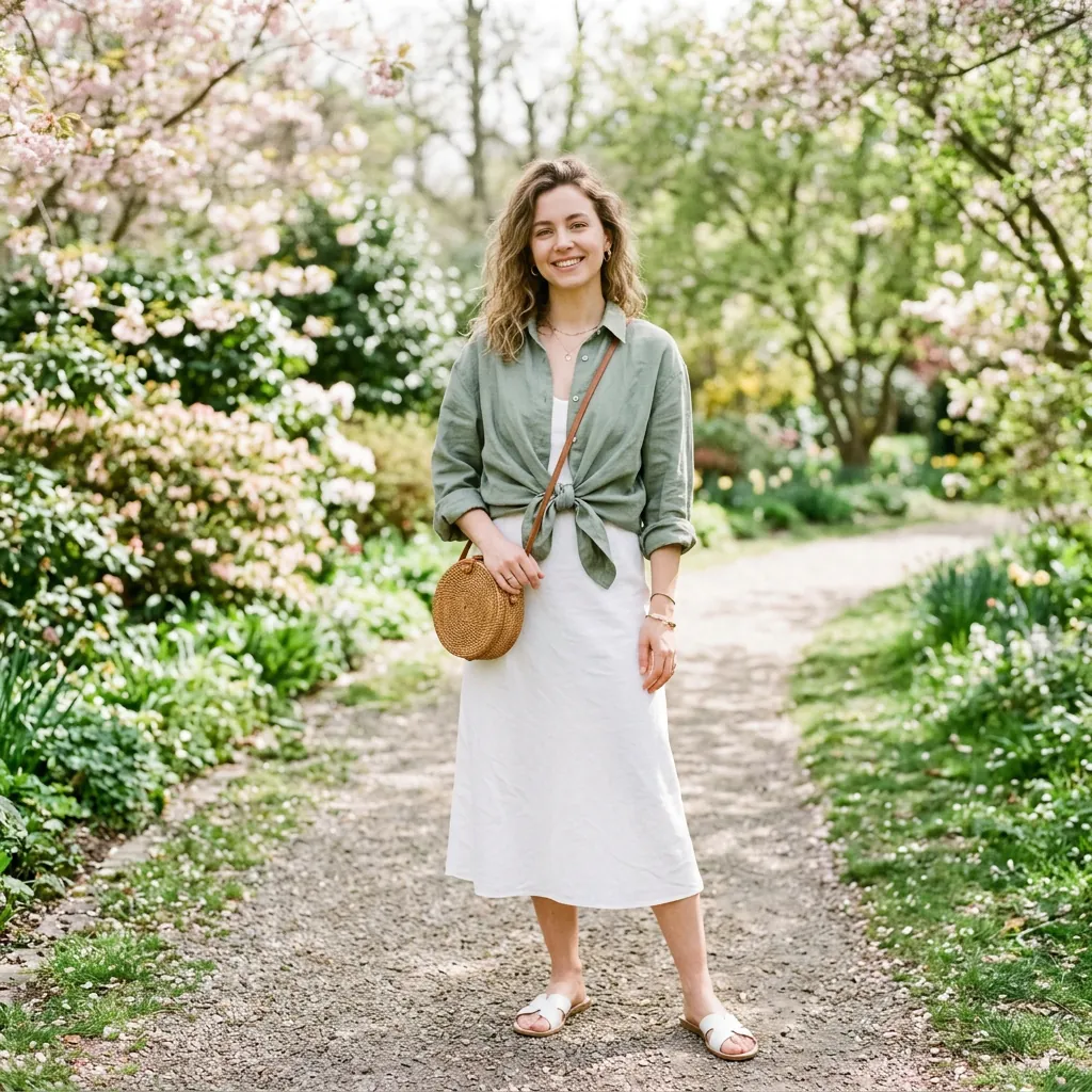 Comfy Spring Outfits Oversized Shirt Ideas
