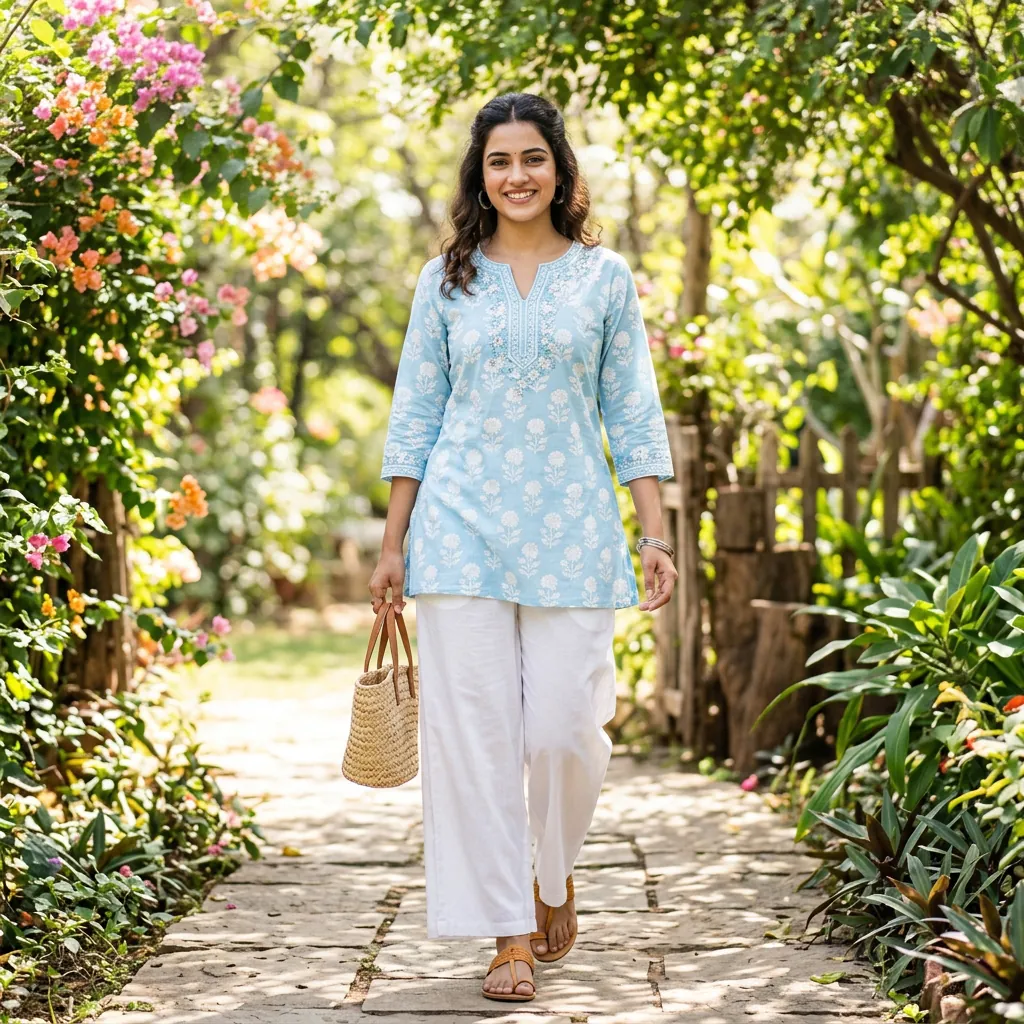 30 Short Kurti Outfit Ideas That Will Transform Your Ethnic Wardrobe 18 Short kurti outfit ideas for Summer Ideas