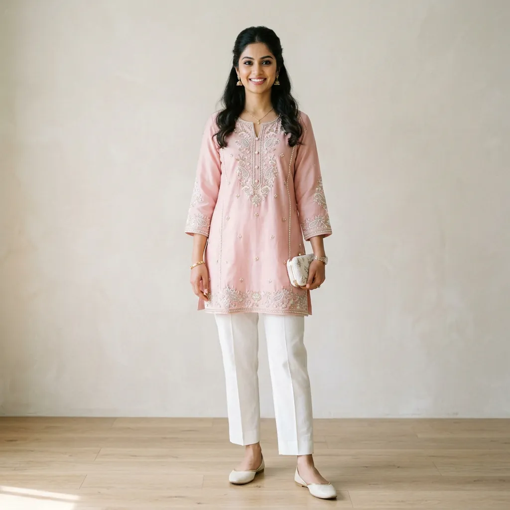 30 Short Kurti Outfit Ideas That Will Transform Your Ethnic Wardrobe 17 short kurti outfit ideas for Wedding Guest
