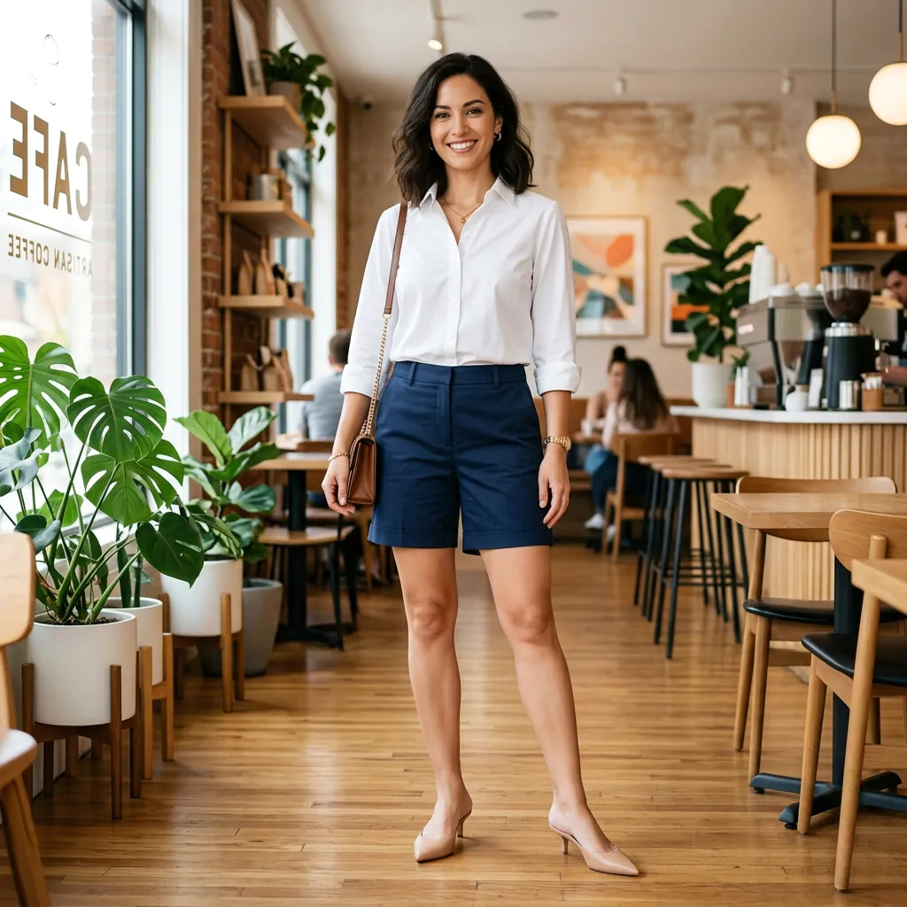 Smart Casual Shorts Outfit Ideas